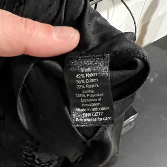 Simply Vera Vera Wang Black Lace Long Sleeve Dress - Picture 6 of 6